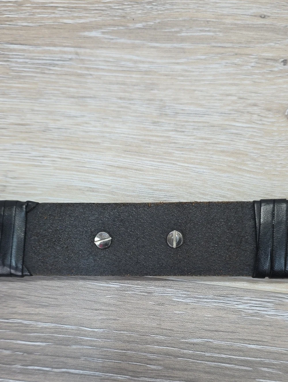 Brighton Onyx Black Leather Belt w/ woven Design & Silver Accents & Buckle 56